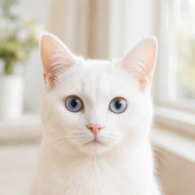 白い猫